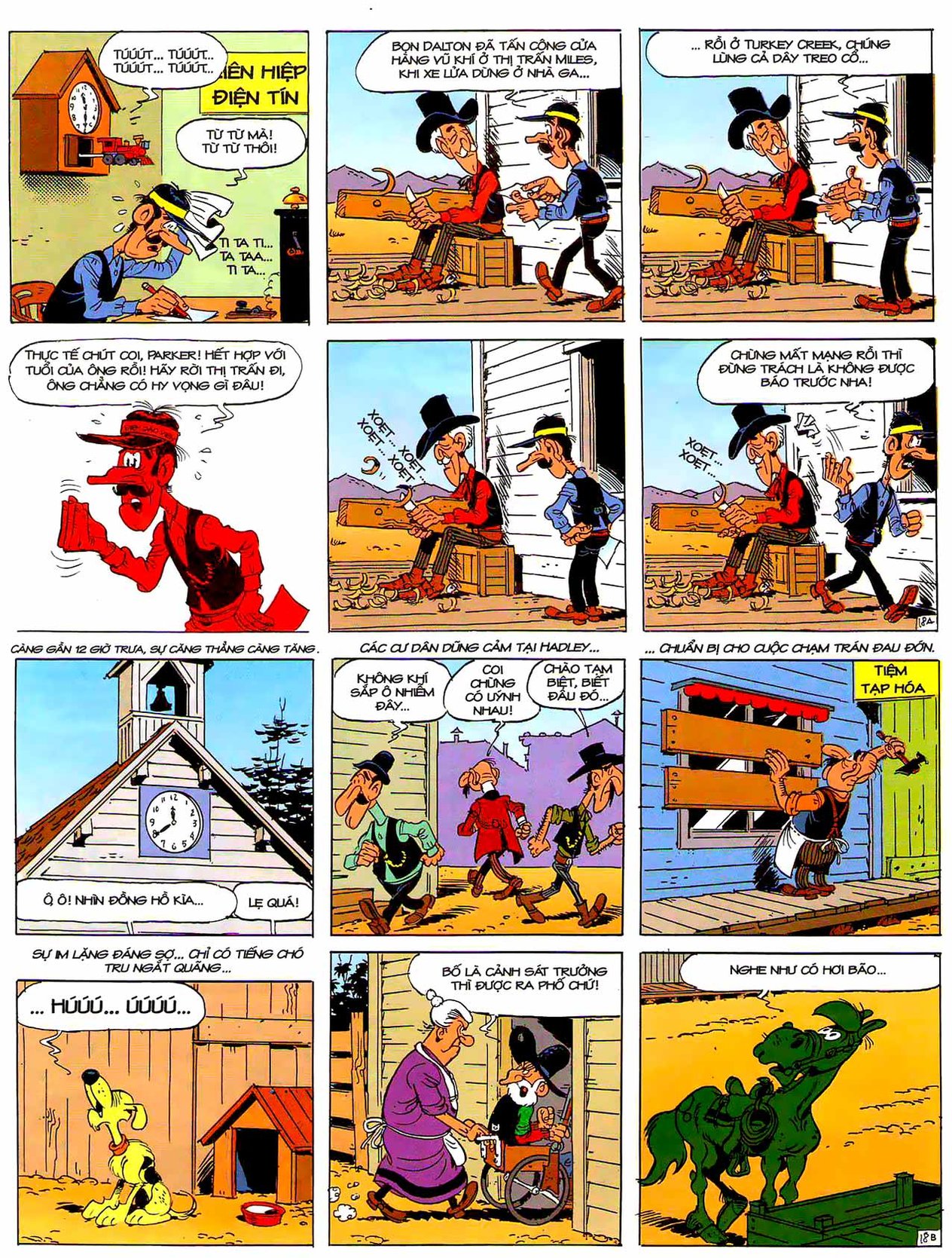 Tứ Quái Dalton Mừng Tiệc Cưới — page 18