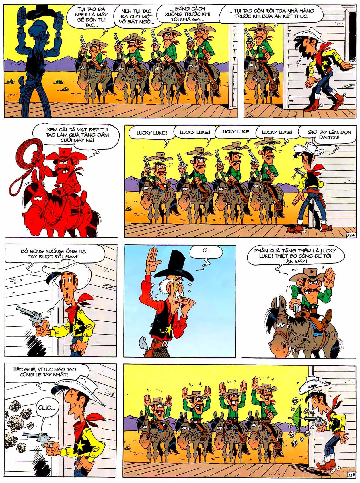 Tứ Quái Dalton Mừng Tiệc Cưới — page 23