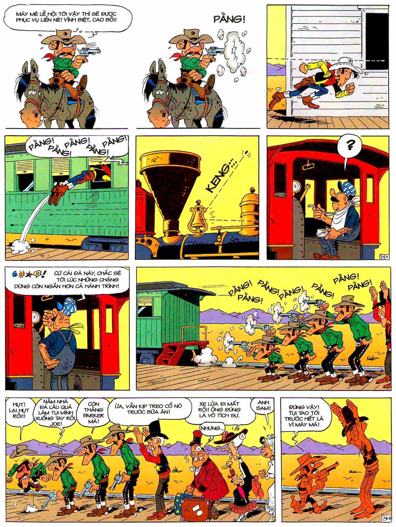 Tứ Quái Dalton Mừng Tiệc Cưới — page 24