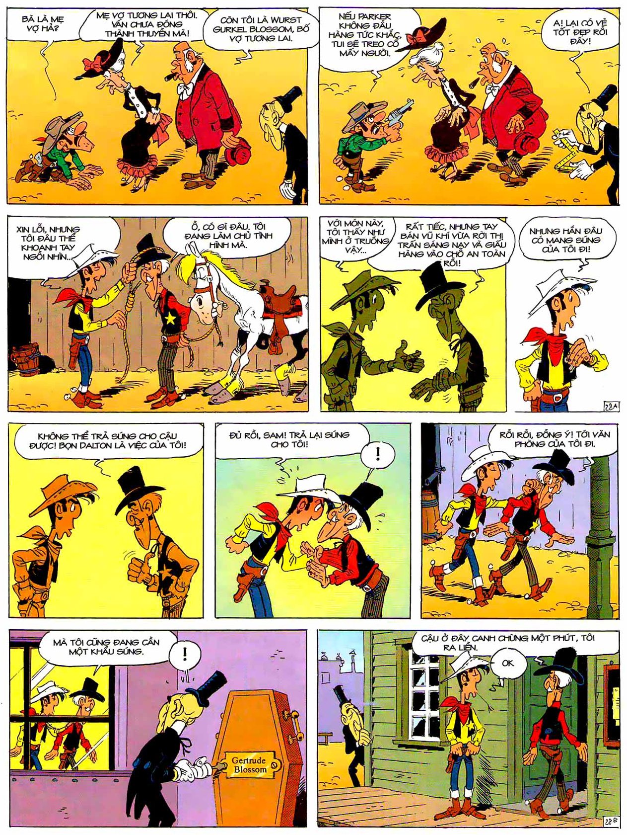 Tứ Quái Dalton Mừng Tiệc Cưới — page 28