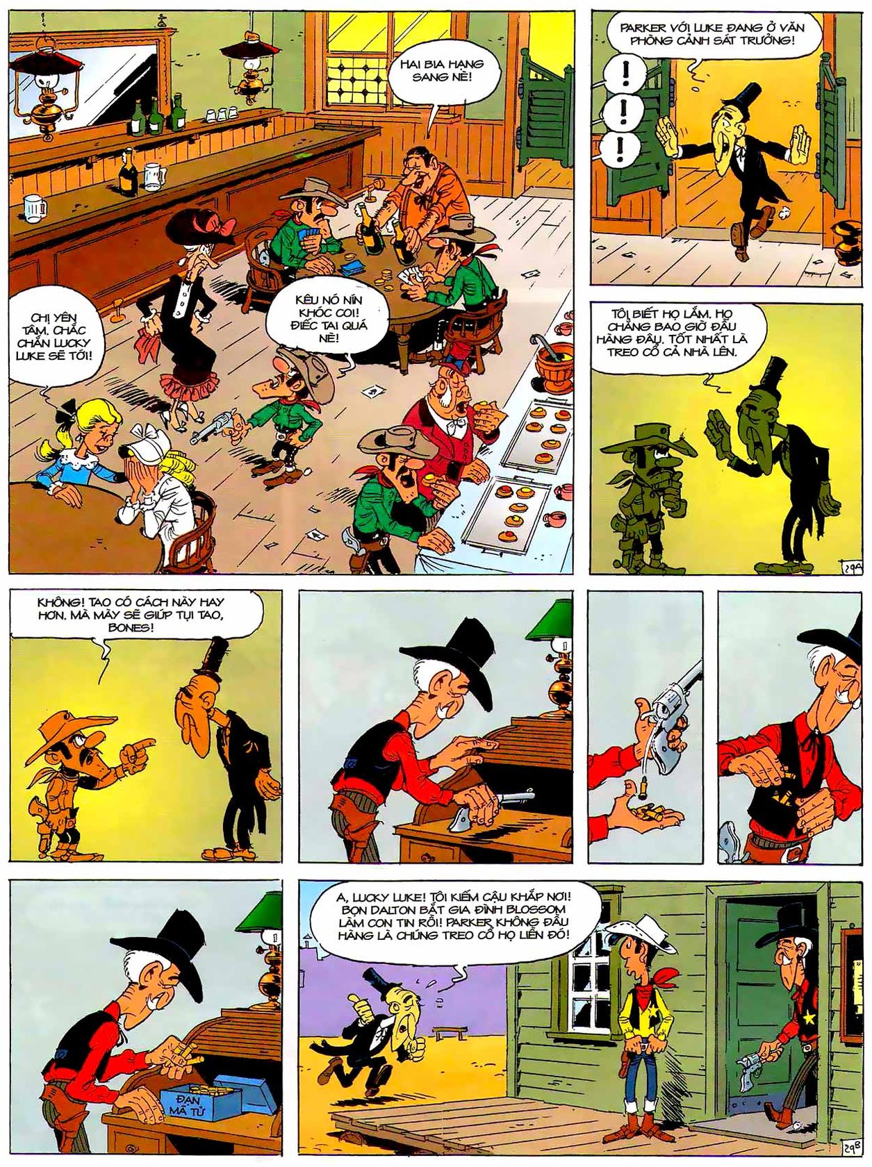 Tứ Quái Dalton Mừng Tiệc Cưới — page 29