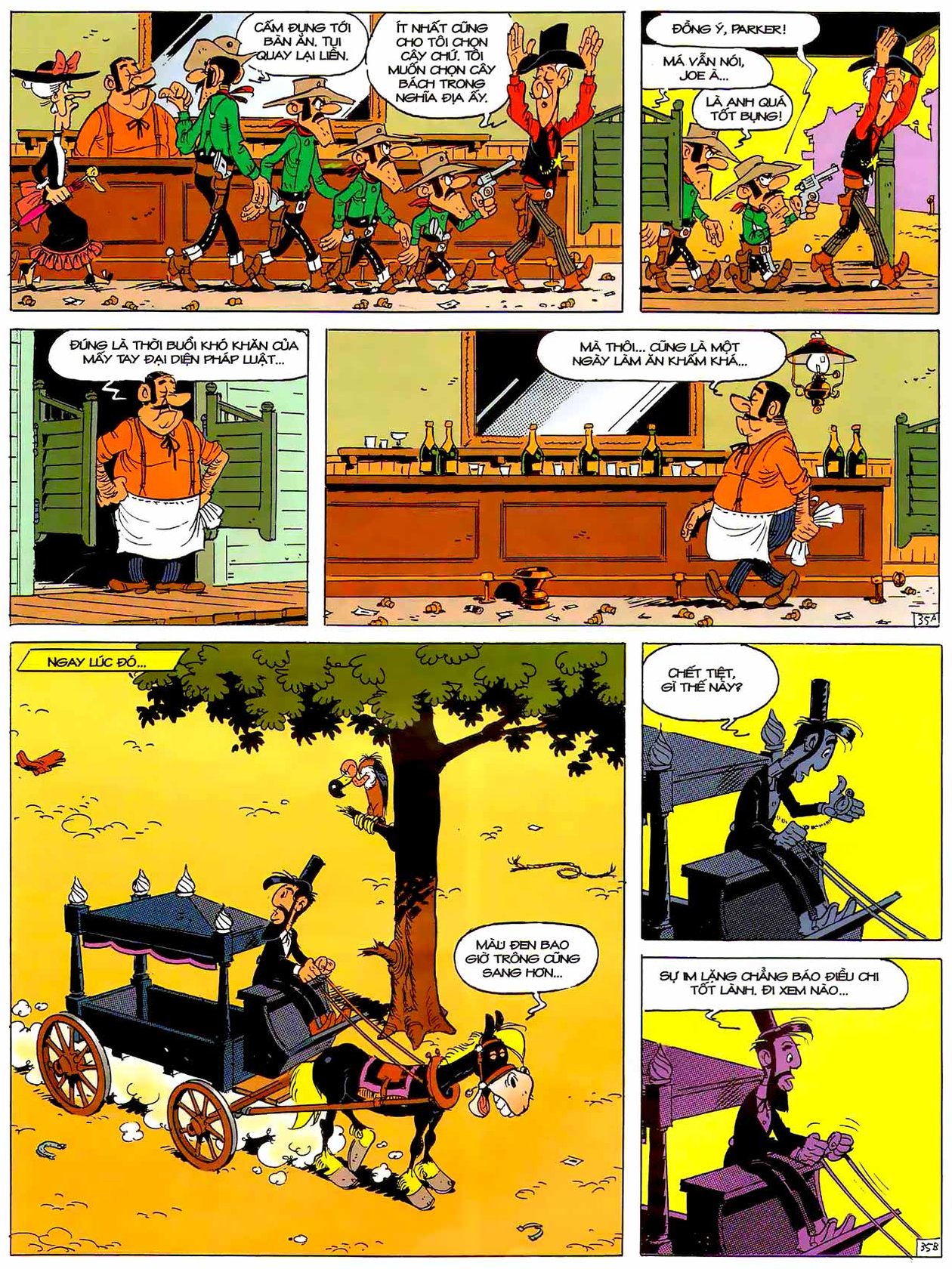 Tứ Quái Dalton Mừng Tiệc Cưới — page 35