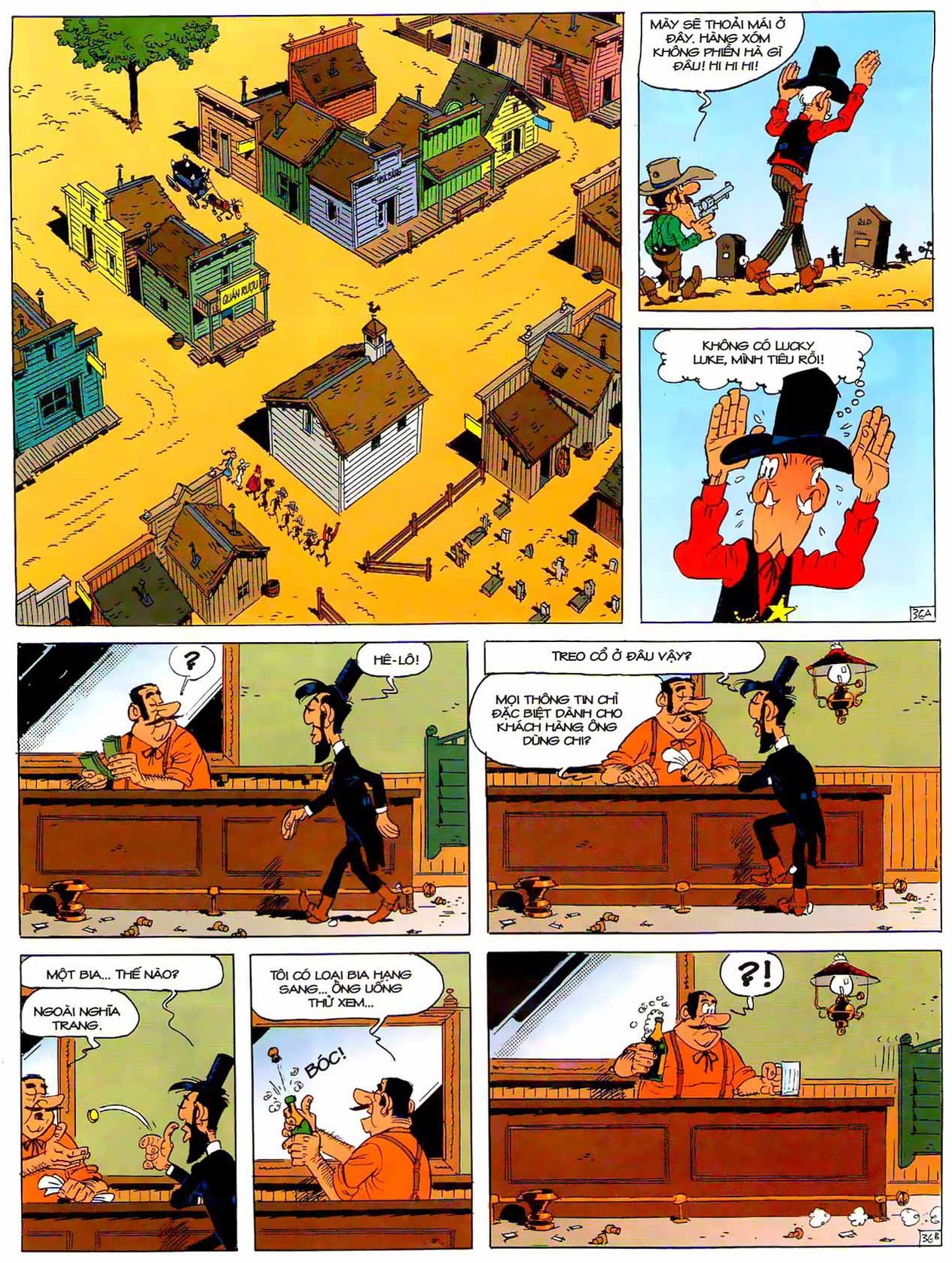 Tứ Quái Dalton Mừng Tiệc Cưới — page 36