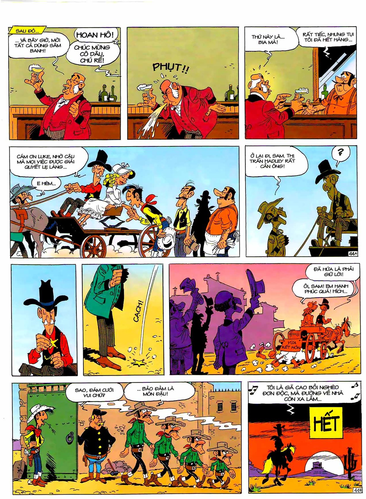 Tứ Quái Dalton Mừng Tiệc Cưới — page 44