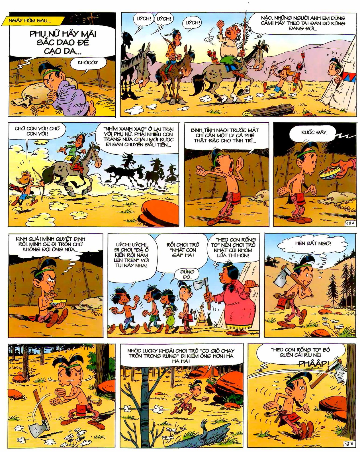 Lucky Luke Thời Niên Thiếu — page 14