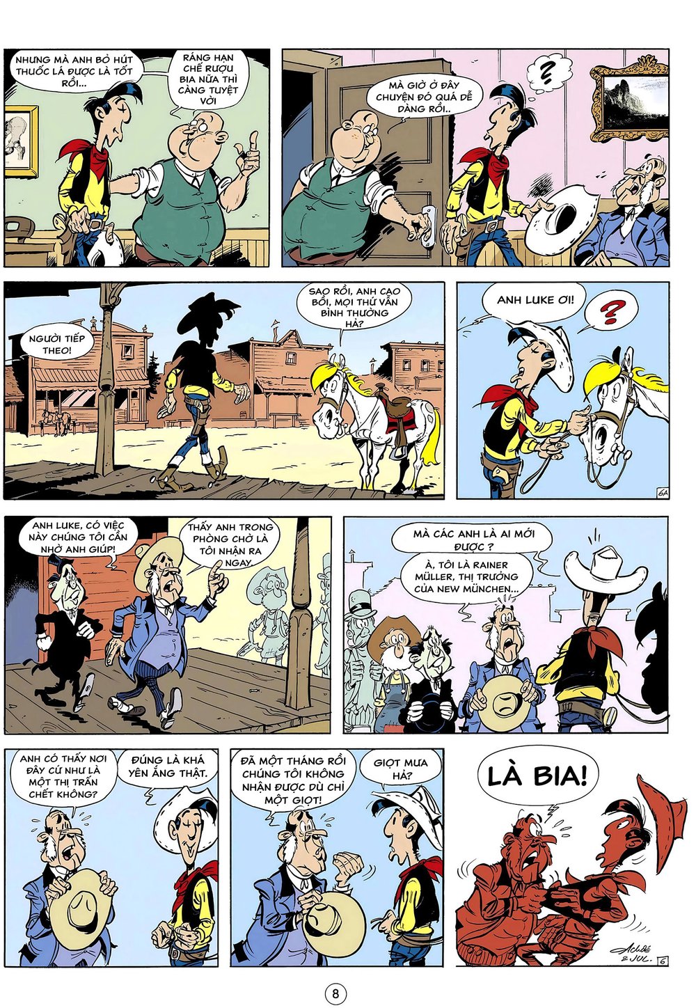 Rắc Rối Ở Thành Phố Bia — page 7